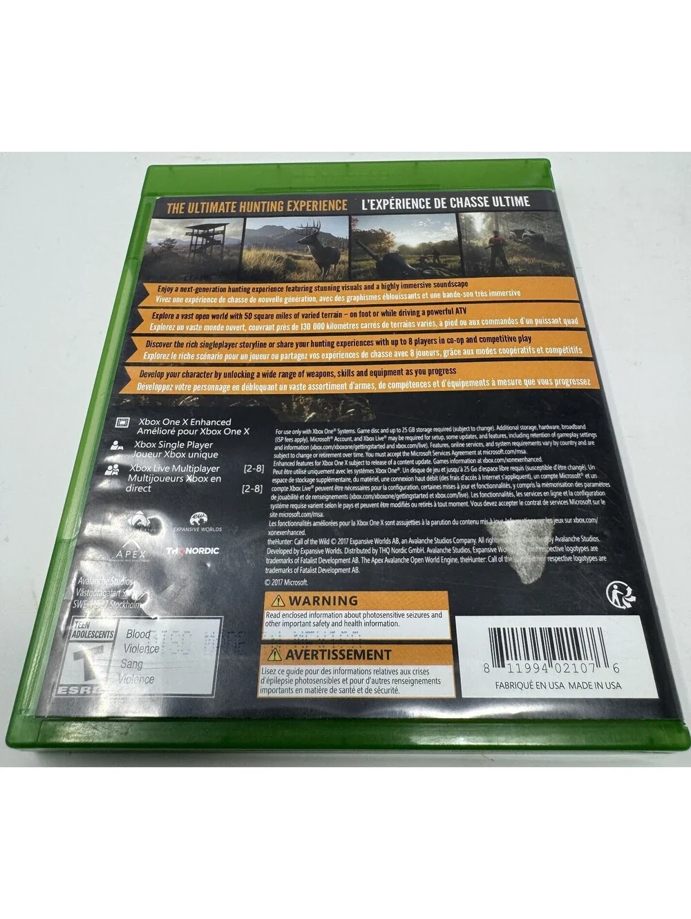 the Hunter: Call of the Wild - 2019 Edition (Xbox One, 2018) Complete tested VG